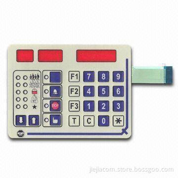 Poly Dome Membrane Keyboard with -40 to +80 Degrees Celsius Operating Temperature